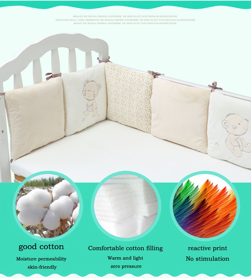 Baby Bed Bumper 6-Piece Set